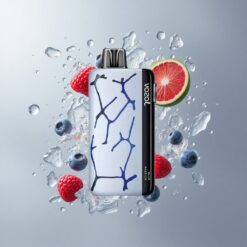 1 Blue Razz Ice Vozol Neon 45k 45000 Puffs1 Kék Áfonya Jég 20ml e-liquid és 800mAh akkumulátor – vape Hungary