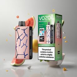 1 Watermelon Sour Peach Vozol Neon 45k 45000 Puffs1 Görögdinnye Savanyú Őszibarack 20ml e-liquid 800mAh akkumulátor vape Hungary