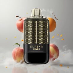 Apple & Juicy Peach ELF BAR COMBO 25000 Puffs Disposable Vape Alma & Lédús őszibarack 22ml e-liquid 700mAh akkumulátor vape Hungary