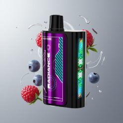 BLUEBERRY SOUR RASPBERRY JNR Radiance 31000 Puff BLUEBERRY SAVANYÚ MÁLNA 28ml E-liquid 950 mAh Felhasználható Akkumulátor vape Hungary
