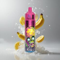 Banana Ice Fumot Randm Tornado 30000 Banán Jég 30.000 löket 30mL előre töltött folyadékkapacitás vape Hungary