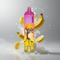 Banana Ice RandM Fumot Tornado 15000 Banán Jég 15 000 Füst és 25ml Folyadéktartály vape Hungary