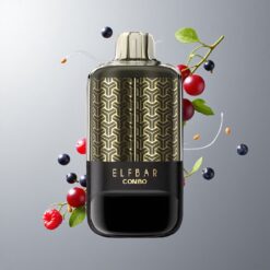 Blackcurrant Raspberry & Grape ELF BAR COMBO 25000 Puffs Disposable Vape Ribizke Málna & Szőlő 25000 Puff 700mAh kettős légáramlási rendszer vape Hungary