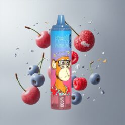 Blue Razz Cherry RandM Fumot Tornado 15000 Kék Málna Cseresznye 15000 Füst 25ml Folyadékkapacitás vape Hungary