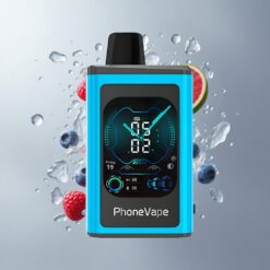 Blue Razz Ice JNR PhoneVape 30000 puffs Kék Áfonya Jég 850mAh Type-C Tölthető Akkumulátor Teljes Kijelzős Képernyő vape Hungary