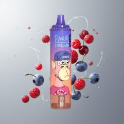 Blueberry Cherry Cranberry RandM Fumot Tornado 15000 Áfonya Cseresznye Áfonya 15000 Füstölés 25ml Folyadékkapacitás vape Hungary
