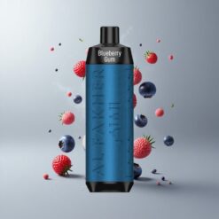Blueberry Gum Al Fakher Crown Bar 8000 Crystal Áfonya Rágó Vape Hungary 600mAh Akkumulátor 18ml Előre Töltött E-likvid Tartály