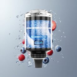 Blueberry Ice JNR Mega Shisha Hookah Desktop Compatibility Áfonya Jég 100000 slukk és 2200mAh feltölthető akkumulátor vape Hungary
