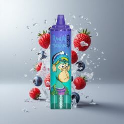 Blueberry On Ice RandM Fumot Tornado 15000 Áfonya Jégen 15 000 Füst 25ml Folyadékkapacitás vape Hungary