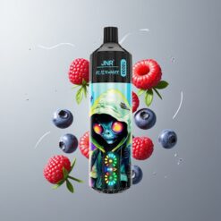 Blueberry Raspberry JNR Alien Max 18000 Puffs Áfonya Málna Okos LED Kijelző Kettős Mesh Tekercs & Kettős Mag vape Hungary