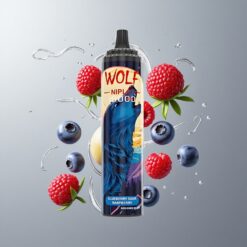 Blueberry Sour Raspberry JNR Wolf 10000 Puffs Áfonya Savanyú Málna 10000 Puff 20ml E-liquid Kapacitás vape Hungary