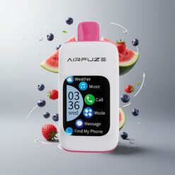 Blueberry Watermelon AirFuze Smart Pro 40000 Puffs Áfonya Görögdinnye 900mAh Tölthető Akkumulátor 20ML E-liquid Három Vaping Mód: Lágy Normál Boost Okos Érintőképernyő Vape Hungary