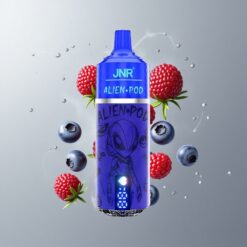 Blueberryras Pberry JNR Alien Pod 13000 Puffs Áfonya Pberry 13000 Füstigény és 850mAh Akkumulátor Kapacitás vape Hungary