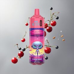 Cherry Berry JNR Alien 10000 Puffs Cseresznye Bogyó 850mAh Akkumulátor Kapacitás 20ml E-liquid vape Hungary