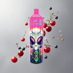 Cherry Berry JNR Alien Max 18000 Puffs Cseresznye Bogyó Okos LED Kijelző Kettős Mesh Tekercs & Kettős Mag vape Hungary