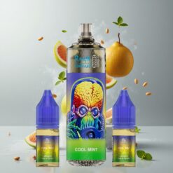 Cool Mint Fumot Tornado 28000 Refillable Hűvös Menta 28 000 Füst és 10ml Utántölthető Tartály vape Hungary