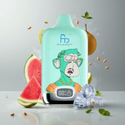 Cool Mint Fumot Tornado Digital Box 12000 Hűvös Menta 12000 Löket és 20ml E-Liquid vape Hungary