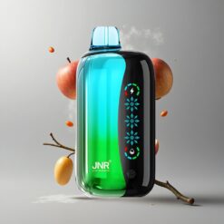 Double Apple JNR Flex Ice 21000 Puffs Kettős Alma Jégbeállítható ~21000 Szippantás 26ml E-liquid Testreszabható Légáramlás Érintőképernyő 1.2 Ohm Dupla Háló 1000mAh Akkumulátor Kapacitás Type-C Töltőport Nikotintartalom 0%2%3%5% vape Hungary