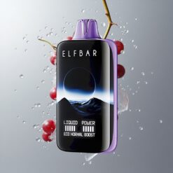 Grape Ice Elf Bar Moonnight 40000 Puffs Szőlő Jég 22ml e-liquid 1000mAh akkumulátor vape Hungary