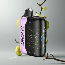 Green Apple Grape Aivono Aim Boom 25000 Puffs Zöld Alma Szőlő 28 ml előtöltött e-liquid és 650 mAh tiszta kobalt tölthető akkumulátor vape Hungary
