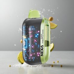 Guava Pineapple Shake NEXA Ultra 50000 Puffs Guajávabarna Ananászshake 20ml előtöltött kapacitás 800mAh akkumulátor vape Hungary
