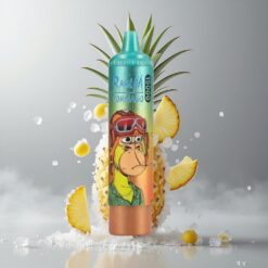 Iced Pineapple RandM Fumot Tornado 15000 Jéghideg Ananász 15.000 Szájrántás 25ml Folyadékkapacitás vape Hungary