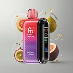 Kiwi Passion Fruit Guava Fumot Tornado 20000 Kiwi Szenvedélygyümölcs Guava 20000 Elszippantás 850mAh Tölthető Akkumulátor vape Hungary
