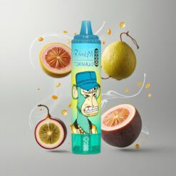 Kiwi Passion Fruit Guava RandM Fumot Tornado 15000 Kivi Passiógyümölcs Guava 15000 Füst 25ml Folyadéktartály vape Hungary