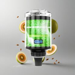 Kiwi Passionfruit Guava JNR Mega Shisha Hookah Desktop Compatibility Kivi Márkuja Guava 2200mAh feltölthető akkumulátor 60ml e-Liquid kapacitás vape Hungary