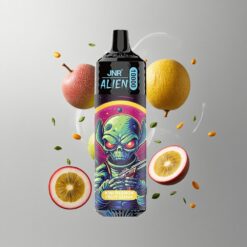 Kiwi passion fruit guava JNR Alien 10000 Puffs Kiwi szenvedély gyümölcs guava 850mAh Akkumulátor Kapacitás 20ml E-liquid vape Hungary