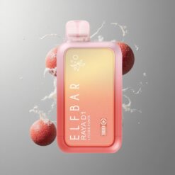 LYCHEE FUNTA Elf Bar Raya D1 13000 Puffs1 LICSI FUNTA 18ml e-liquid előre töltve 650mAh feltölthető akkumulátor vape Hungary
