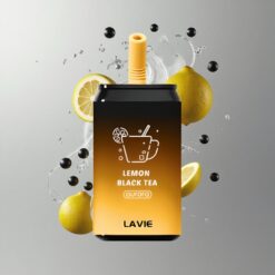 Lemon Black Tea Lavie Aurora 11000 Puffs Citrom Fekete Tea 22ML e-lélek kapacitás 650mAh akkumulátor kapacitás vape Hungary