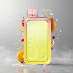 MANGO STRAWBERRY ICE CREAM Elf Bar Raya D1 13000 Puffs1 MANGÓ EPER FAGYLALT 18ml e-liquide tartalom 650mAh vape Hungary tölthető akkumulátor