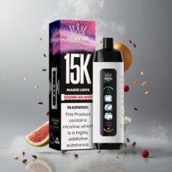 Magic Love Al Fakher 15k Ice Adjust Clouds Magic Love 15.000mAh Akkumulátor Kapacitás Beállítható Légáramlás Rendszer vape Hungary