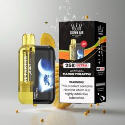 Mango Pineapple Al Fakher Crown Bar Ultra 25K Mango Ananász 25 000 slukk és 600 mAh vape Hungary