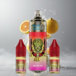 Melon Ice Fumot Tornado 28000 Refillable Sárgadinnye Jég 28 000 Füst és 900mAh Beépített Akkumulátor vape Hungary