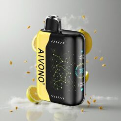 Melon Lemon Aivono Aim Boom 25000 Puffs Dinnye Citrom 28 ml előtöltött e-liquid és 650 mAh tiszta kobalt újratölthető akkumulátor vape Hungary