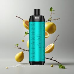 Mint Al Fakher Crown Bar 8000 Kristály Mentol 600mAh 18ml E-liquid Tartály Mesh Tekercs 0.6ohm Ellenállás Type-C Töltés Inhale-Aktivált DTL Vape Hungary