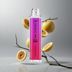 Passion Fruit JNR Crystal Pro Max 5000 Puffs Sárkánygyümölcs 1400mAh Akkumulátor Kapacitás 12ml E-liquid vape Hungary
