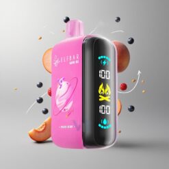 Peach Berry ELF BAR RAYA D3 25000 Puffs Disposable Vape Őszibarack-Bogyó 850mAh tölthető akkumulátor 23ml előre töltött e-liquid vape Hungary