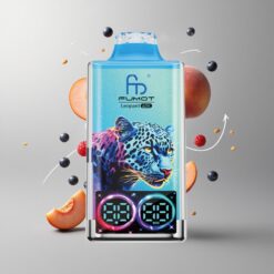Peach Berry Fumot Leopard 40K Őszibarack-Bogyó 40000 Elszippantás Kettős Háló vape Hungary