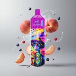 Peach Blueberry Candy JNR Alien Max 18000 Puffs Őszibarack Áfonya Candy Intelligens LED Kijelző Kettős Mesh Coil & Kettős Mag vape Hungary