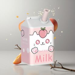 Peach Juice Lavie Milk 7000 Puffs Peach Juice (Baracklé) Tömeg: 0058 kg E-liquid kapacitás: 16ML vape Hungary