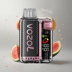 Peach Mango Watermelon Vozol Vista 20000 Puffs Őszibarack Mango Görögdinnye 650mAh tölthető akkumulátor 2% nikotinerősség vape Hungary
