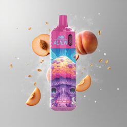 Peach ice JNR Alien 10000 Puffs Peach ice 850mAh Akkumulátor Kapacitás 20ml E-liquid vape Hungary