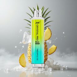 Pineapple Ice JNR Crystal Pro Max 5000 Puffs Ananász Jég 1400mAh Akkumulátor Kapacitás és 12ml E-liquid vape Hungary