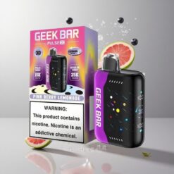 Pink Berry Lemonade Geek Bar Pulse X 25000 Puffs Thermal Edition Rózsaszín Bogyós Limonádé 18mL Előre Töltött E-Liquid és 3D Ives Kijelző Képernyő vape Hungary
