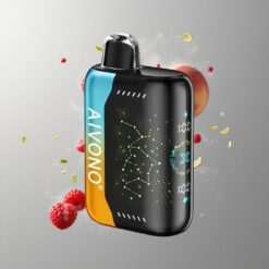 Raspberry Peach Lime Aivono Aim Boom 25000 Puffs Málna Barack Lime 28 ml előre feltöltött kapacitás 650 mAh tiszta kobalt akkumulátor vape Hungary