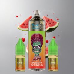 Raspberry Watermelon Fumot Tornado 28000 Refillable Málna Görögdinnye 28 000 Füst és 900mAh Beépített Akkumulátor vape Hungary