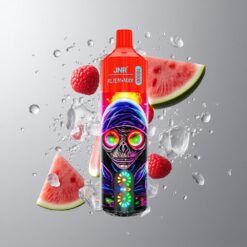Raspberry Watermelon Ice JNR Alien Max 18000 Puffs Málna Görögdinnye Jég Okos LED Kijelző Kettős Mesh Tekercs & Kettős Mag vape Hungary